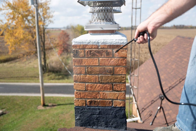 MasonryDefender Chimney Brick Sealer, Clear Water-Based Siloxane Sealer - Breathable Waterproofer for All Exterior, Vertical Masonry Surfaces, 1 gal - Image 2